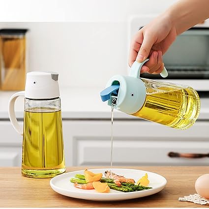 High Quality 630 Ml Glass Oil Can