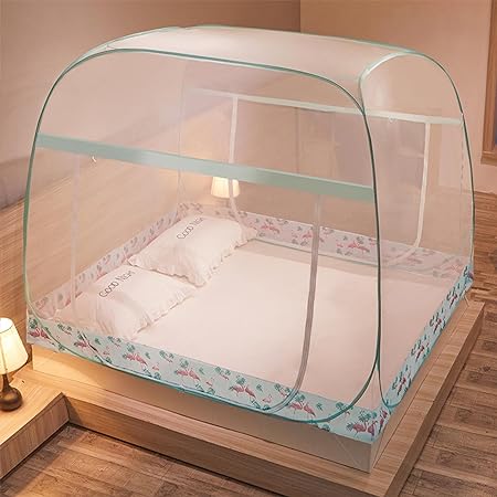 Portable Tent Mosquito Nets Easy Installation Effective Against Mosquito Bites for Bedroom Outdoor Camping