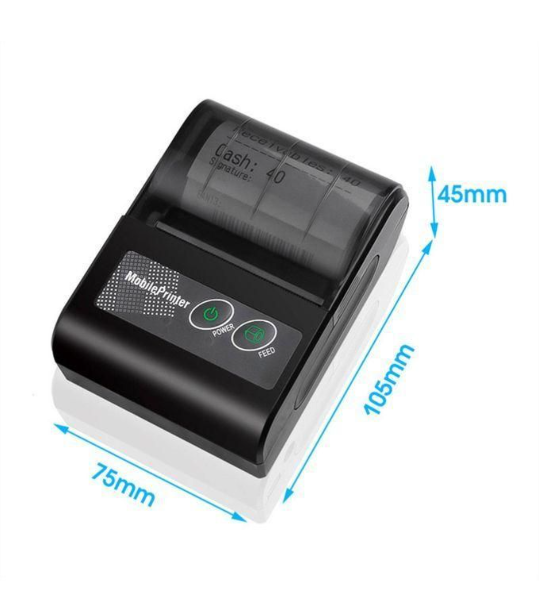 PORTABLE 58MM THERMAL BLUETOOTH PRINTER