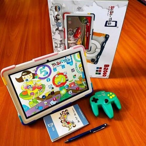 Bebe 10inch,6000MAH,256GB 6GB KIDS STUDY PLAY TABLET UNBREAKABLE SCREEN FREE WIRELESS GAME PAD
