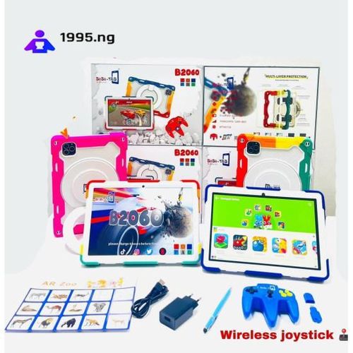 Bebe 10inch,6000MAH,256GB 6GB KIDS STUDY PLAY TABLET UNBREAKABLE SCREEN FREE WIRELESS GAME PAD