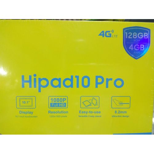 SQ 6000mAh smart HIPAD 10 Pro Tablet 128GB ROM 4GB RAM, 10.1 inch IPS Android 11 GPS Dual SIM