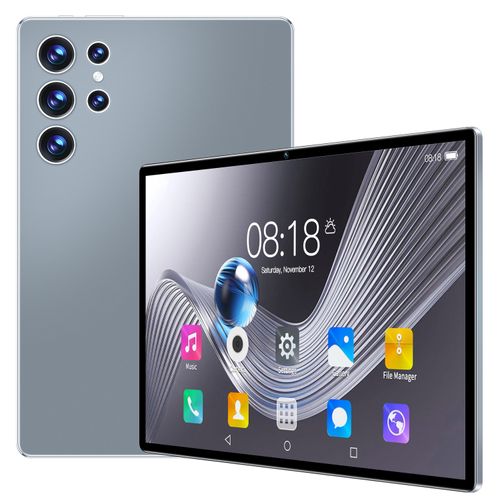 Android Tablet 10 Inch, 2024 Newest Android 12 Tablet, 512GB Storage+6GB RAM (8+8Virtual), Octa-Core Processor, 5G WiFi Tablet, 2 in 1 Tablet with Keyboard and Case,  Dual Camera, GPS, Black
