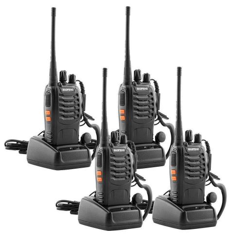 Baofeng BF-888S Upto 5KM Walkie Talkie Radio Calls – 4 Pcs
