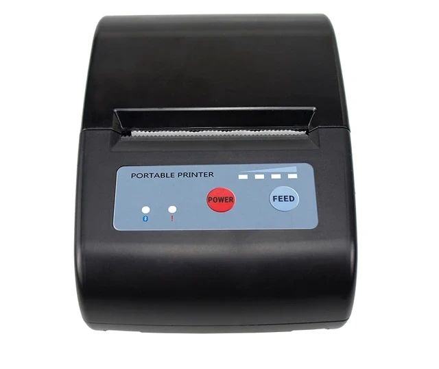 Mini Bluetooth Printer Portable Thermal Receipt Printer Paper Phone