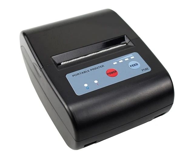 Mini Bluetooth Printer Portable Thermal Receipt Printer Paper Phone