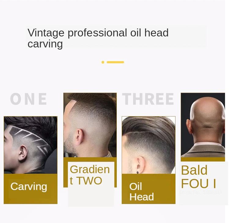 Vintage T9 Hair Clipper Trimmer Cordless Shaver Trimmer Men Barber Hair Beard Cutting Chargeable Machine