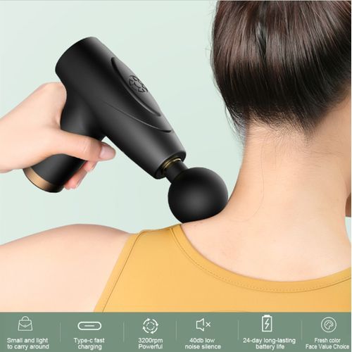 Mini Electric Neck Back Muscle Massage Gun For Pain Relief