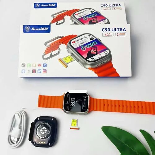 SmartBerry C90 ULTRA 2 Watch Dual Camera 4G SIM With Phone Call, WIFI, GPS, Video, Ultra Smartwatch.