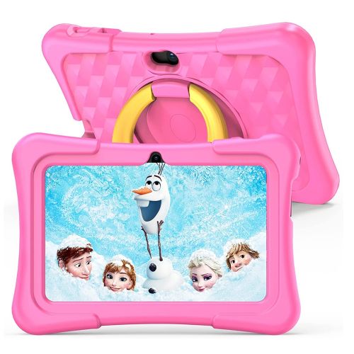 K7 Pro Kids Education Tablet PC, 7.0 Inch, 2GB+32GB, Android 11 Allwinner A100 Quad Core CPU, US Plug(Pink)