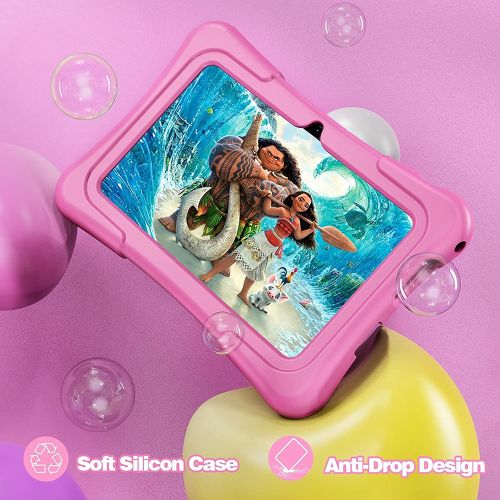 K7 Pro Kids Education Tablet PC, 7.0 Inch, 2GB+32GB, Android 11 Allwinner A100 Quad Core CPU, US Plug(Pink)