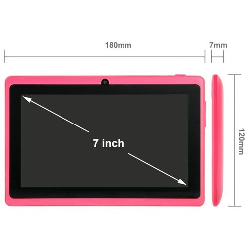 Q88 Kids Education Tablet PC, 7.0 Inch, 1GB+8GB, Android 4.4 Allwinner A33 Quad Core (Pink)