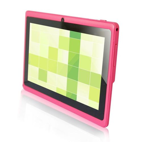 Q88 Kids Education Tablet PC, 7.0 Inch, 1GB+8GB, Android 4.4 Allwinner A33 Quad Core (Pink)