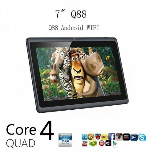 Q88 Kids Education Tablet PC, 7.0 Inch, 1GB+8GB, Android 4.4 Allwinner A33 Quad Core (Pink)
