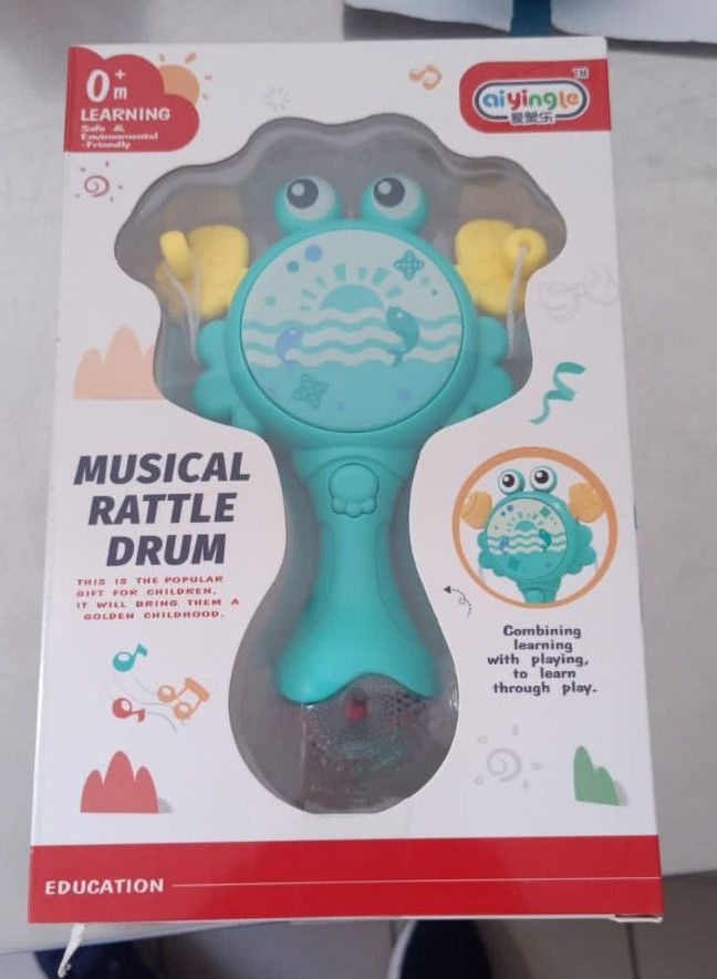 Exclusive discounts for NEW! Aiyingle Musical Rattle Drum Baby Toy/Gift 3M+