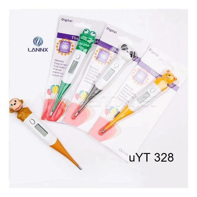 TempTrack Kids' Digital Thermometer - Quick, Gentle, and Reliable Temperature Monitoring for Kid, Baby, and Adult, Oral, Rectal and Underarm Temperature Measurement