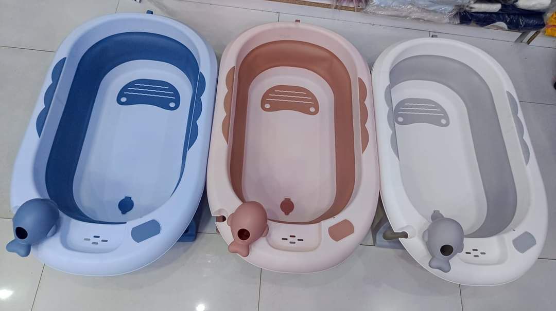 Baby Infant Folding Washbasin Collapsible Basin for Children Toddlers Baby Save Space