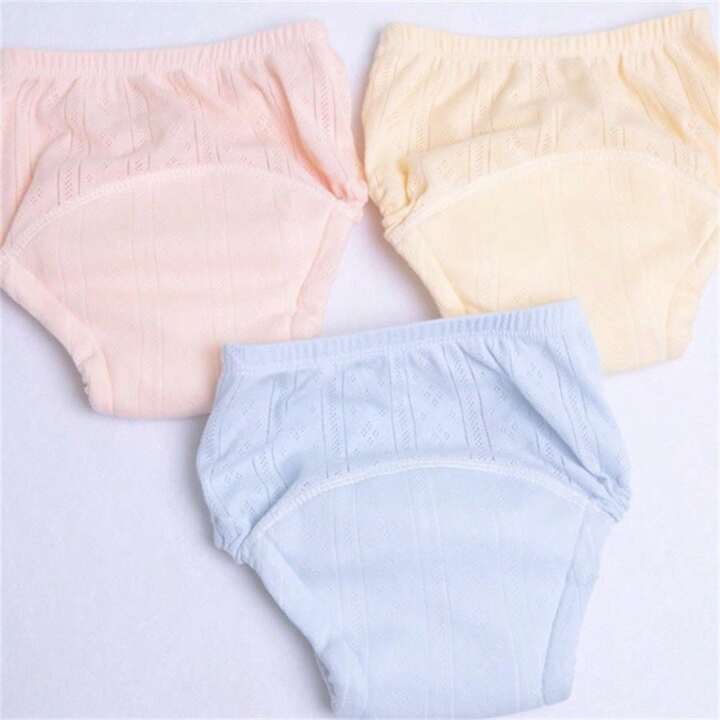 Baby Potty Training Pants, Boys Girls Diaper Covers, Washable Anti-Bed Wetting Underwear for Kids