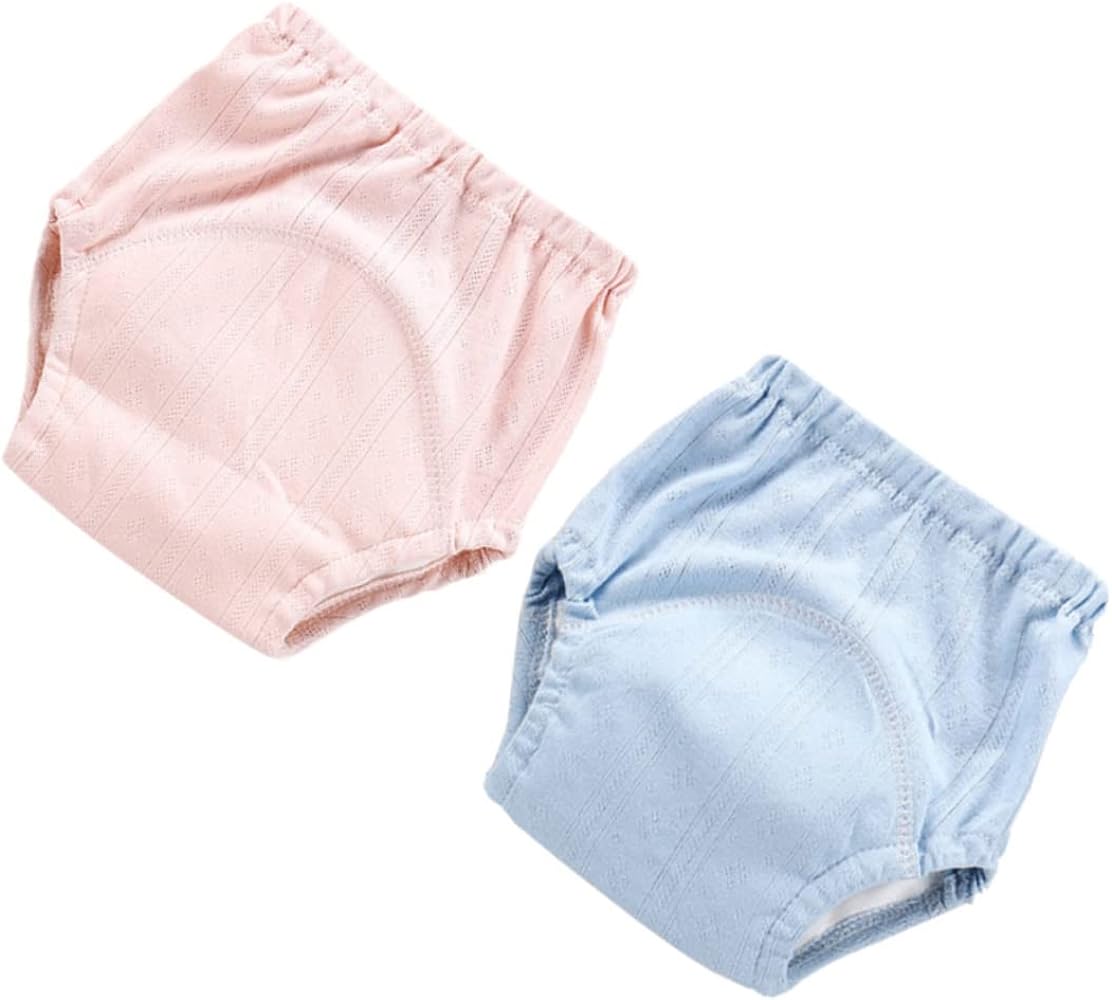 Baby Potty Training Pants, Boys Girls Diaper Covers, Washable Anti-Bed Wetting Underwear for Kids