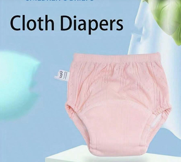 Baby Potty Training Pants, Boys Girls Diaper Covers, Washable Anti-Bed Wetting Underwear for Kids