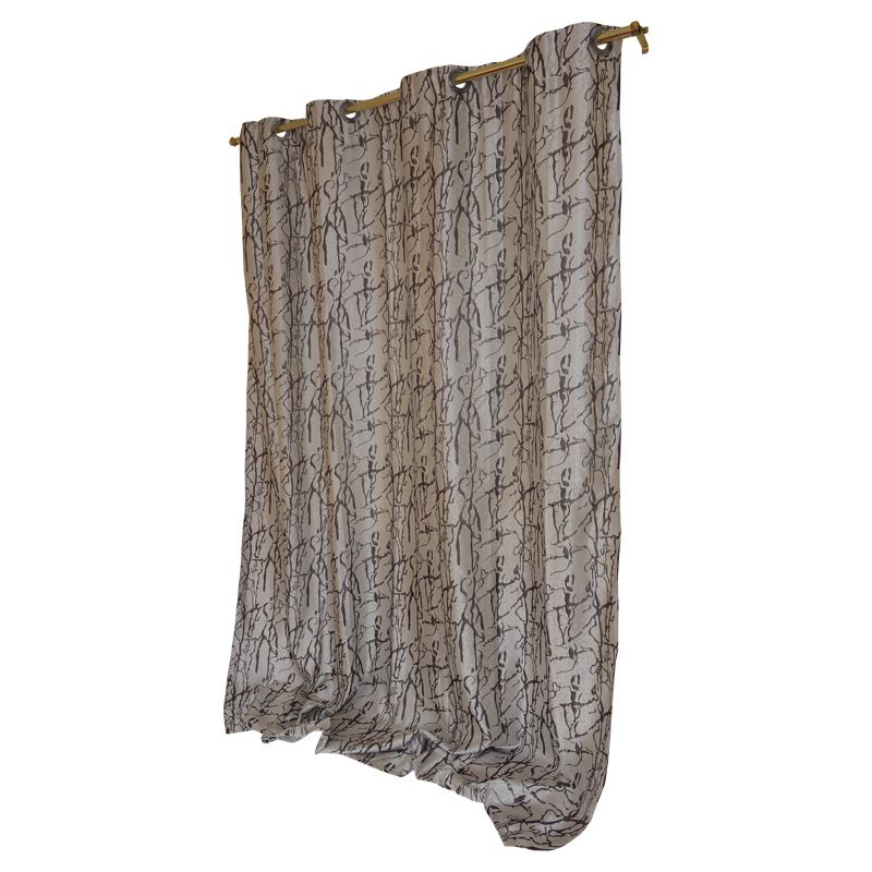 Generic curtains Home Decor 2M  curtains (LG03 BLACK/WHITE, LG06 CREAM) respectively as picture.