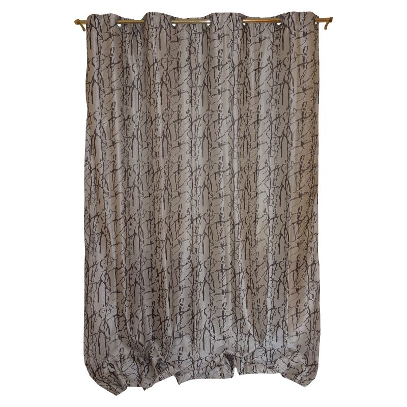 Generic curtains Home Decor 2M  curtains (LG03 BLACK/WHITE, LG06 CREAM) respectively as picture.
