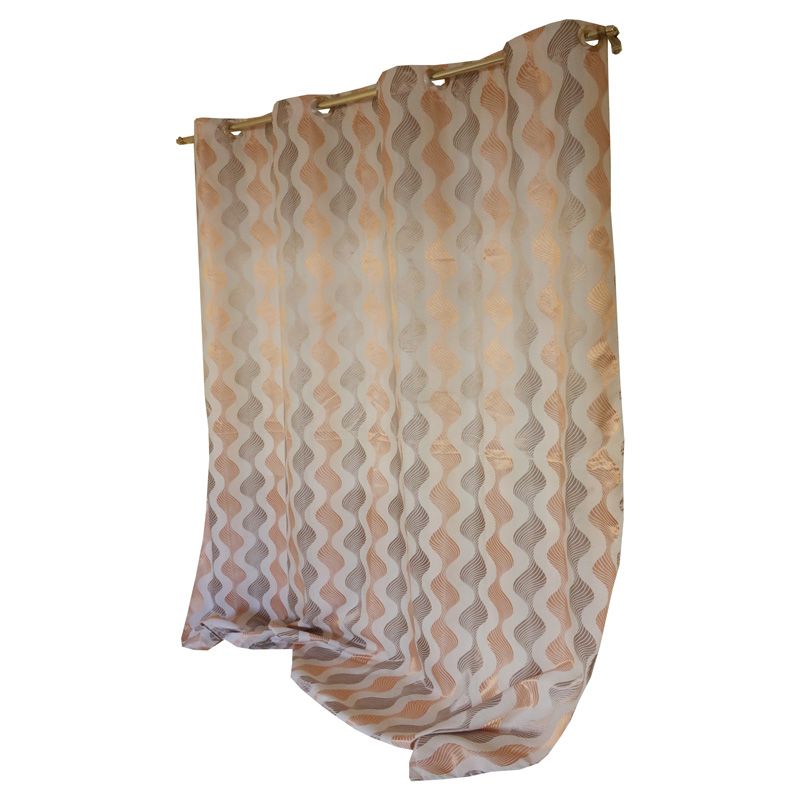 Generic curtains Home Decor 2M  curtains (LG03 BLACK/WHITE, LG06 CREAM) respectively as picture.