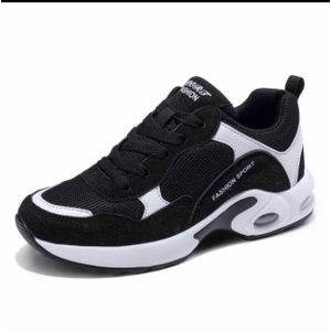 Fashion Sport Fashion Ladies Fancy Sneakers Black White