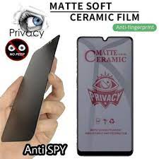 privacy ceramic screen protector for Tecno pop8