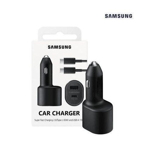 Samsung Galaxy S21 FE 5G (45W+15W) Dual port superfast car charger With USB Type C Cable
