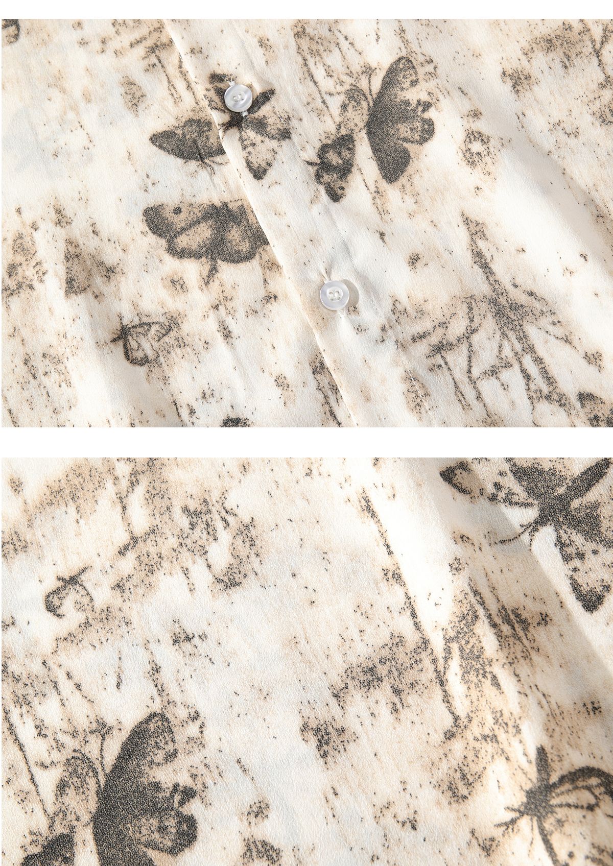 Summer shirt ice feeling short sleeved floral shirt men's loose casual shirt