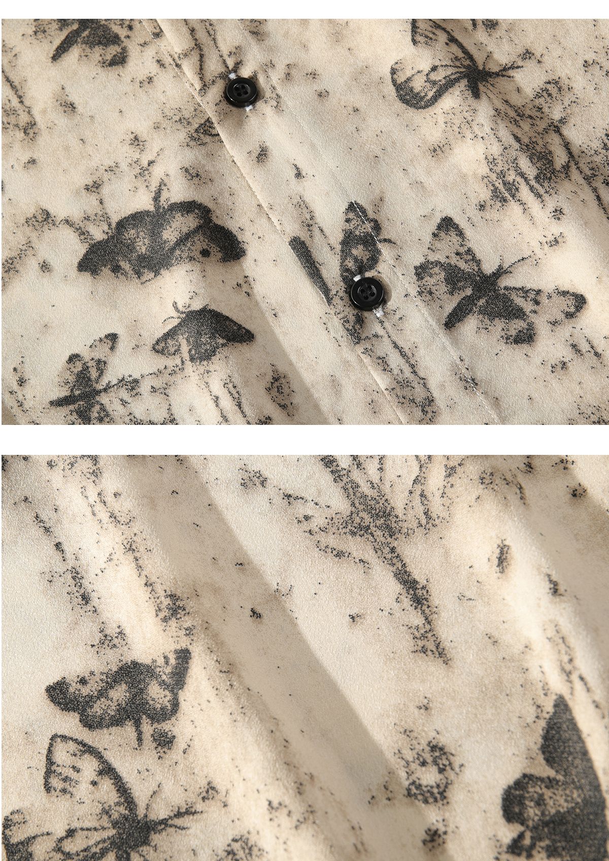 Summer shirt ice feeling short sleeved floral shirt men's loose casual shirt