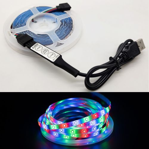 Popular 2835 Rgb LED  3M Desktop Screen Backlight Lighting Flexible Led Strip Light USB TV LED Strip Lights