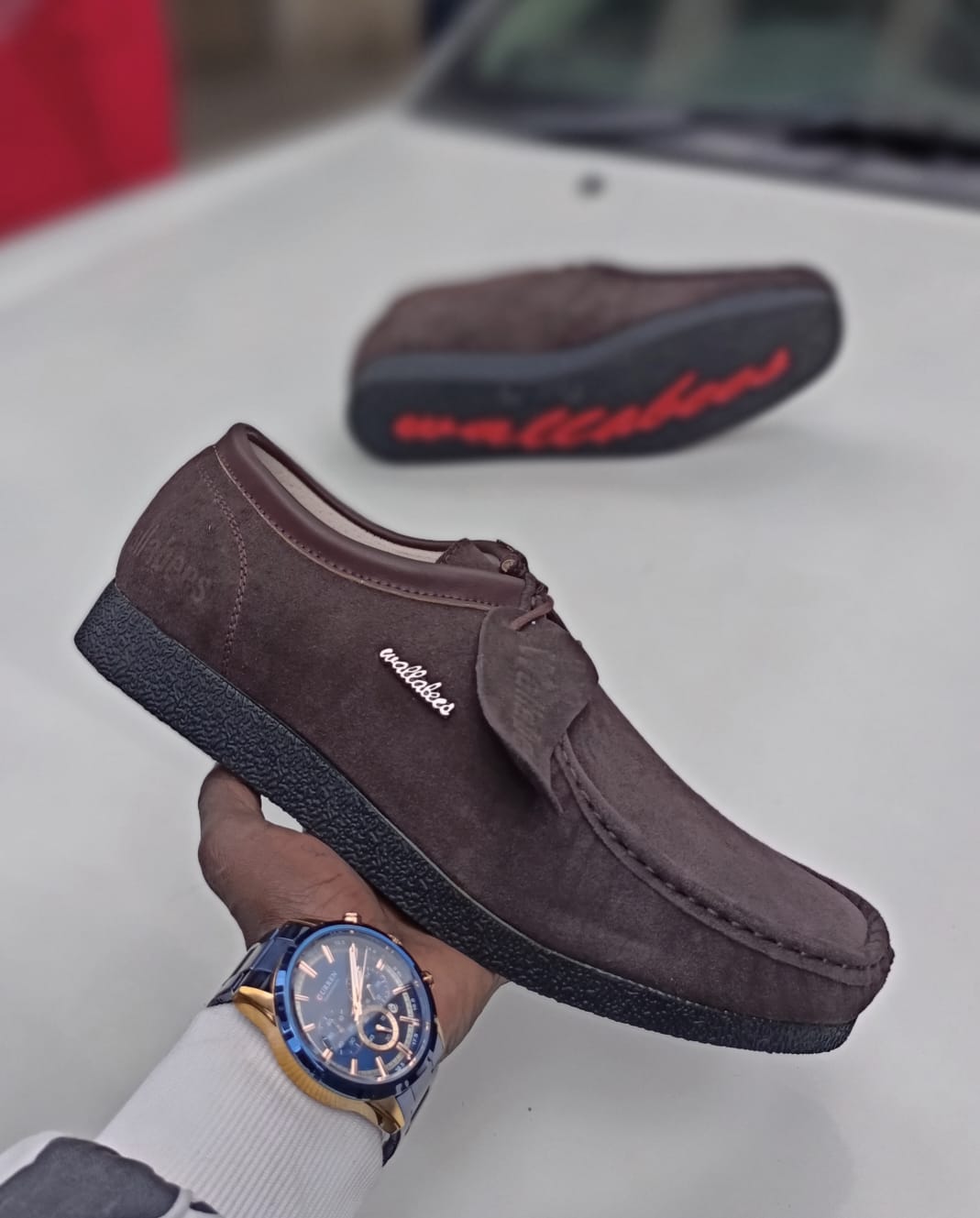 Quality Design Suede Clarks Men's Wallabee Shoes