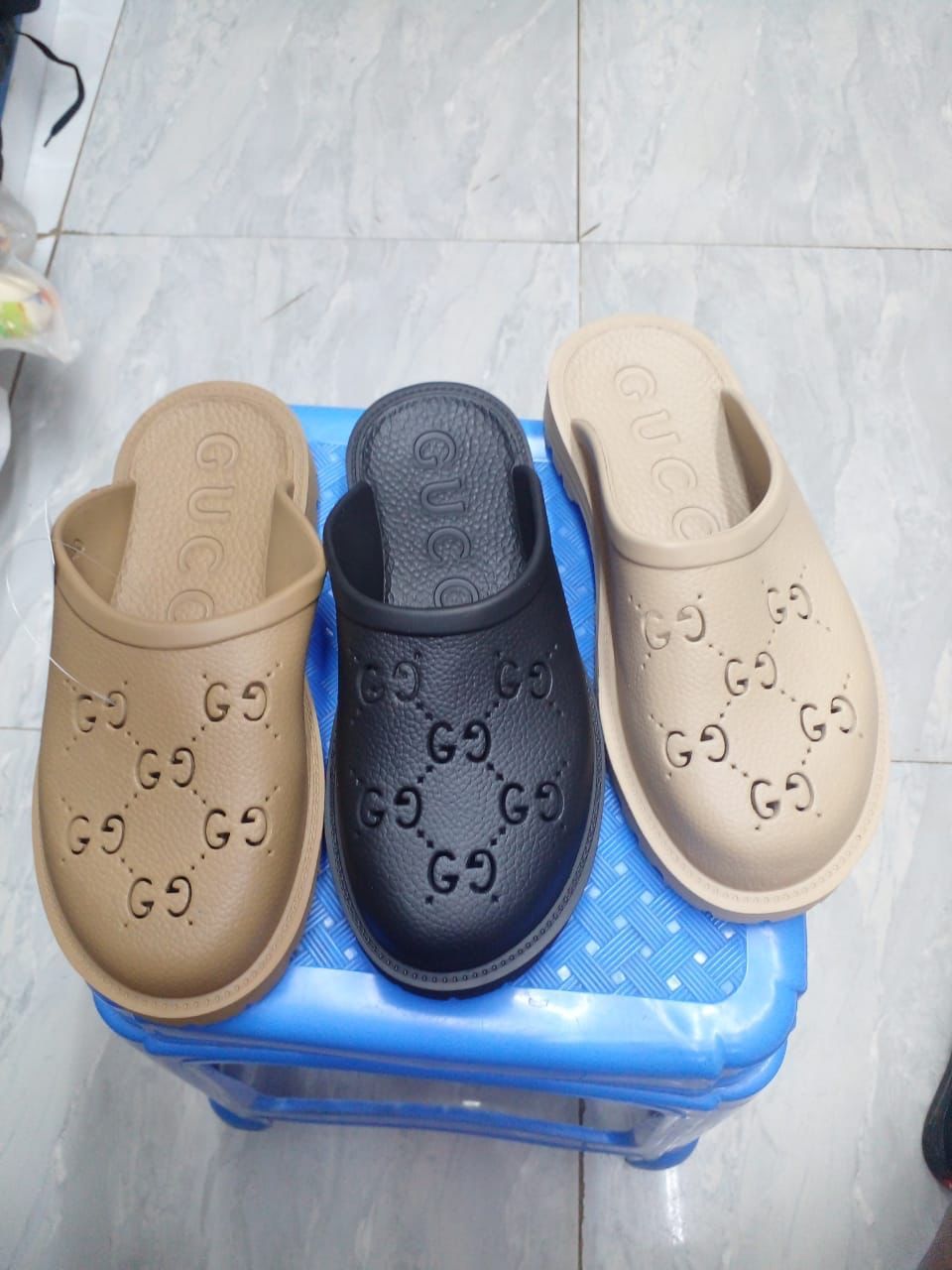 High Quality Design Comfortable Men's Slip On Rubber Slides Fashion Sandals