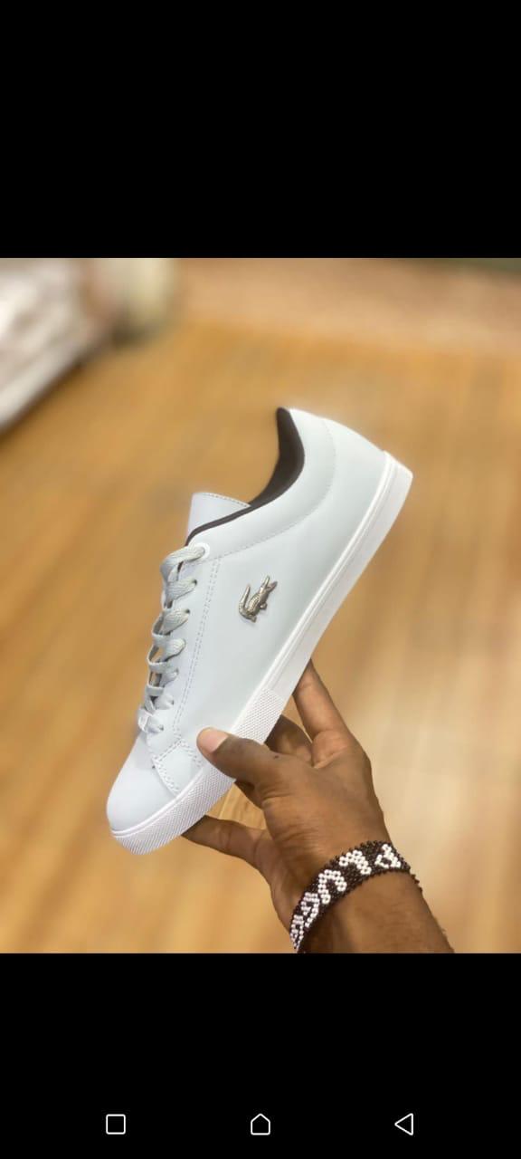 High Quality Design Lacoste Leather Men's Fashion Sneakers