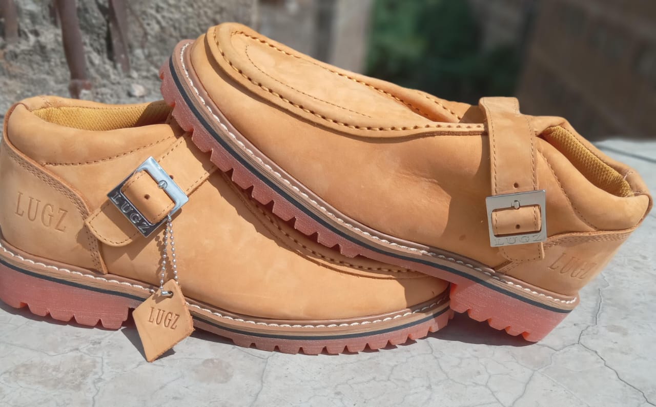 NEW Fashion Men's Lugz Timberland Buckle Strap Brown Boots ;Best Quality Men's Shoes