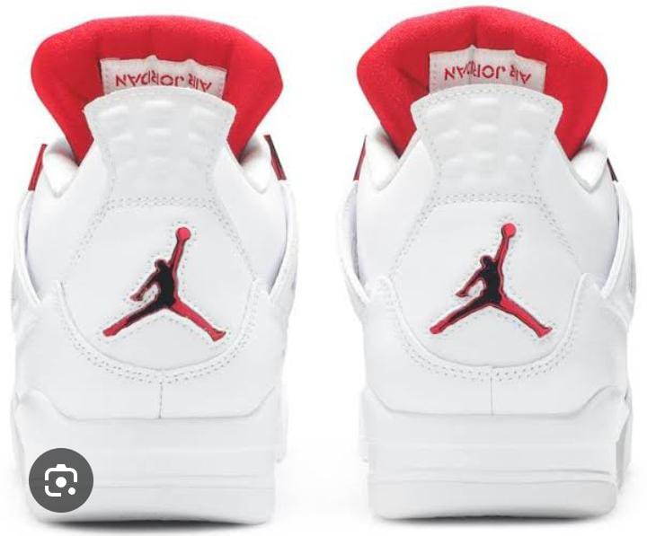 ORIGINAL AIR JORDAN 4 METALLIC RED Sneakers, Best Quality Fashion Men's Shoes J4 Sneakers
