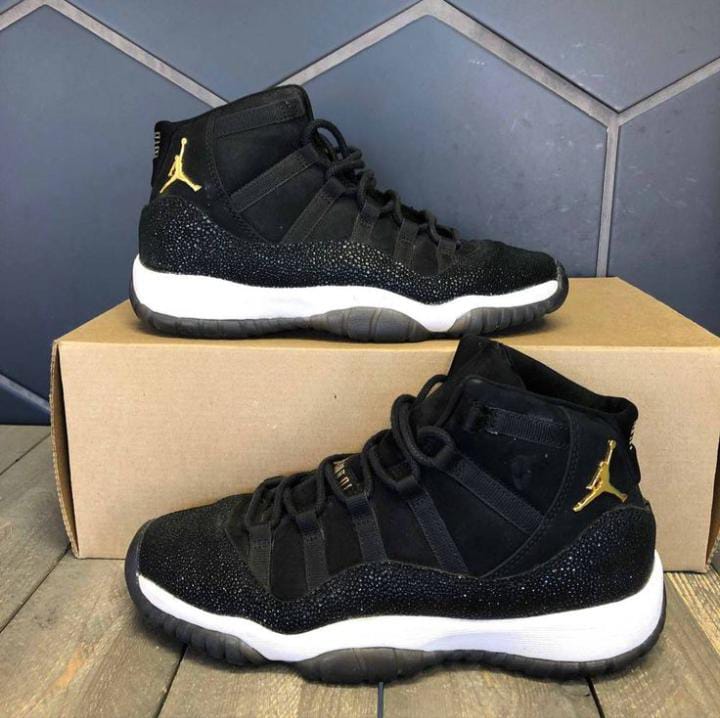 New Arrival Air Jordan 11 Retro Premium ''Heiress Black'' Sneakers, Best Quality Fashion Men's Shoes/Women's Shoes J11 Unisex SneakerS