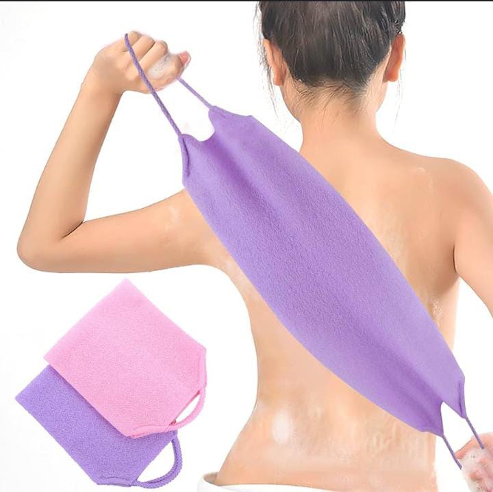 High Quality Exfoliating Back Scrubber With Handles,Personal Care Bath Accessories Exfoliating Body Cloth