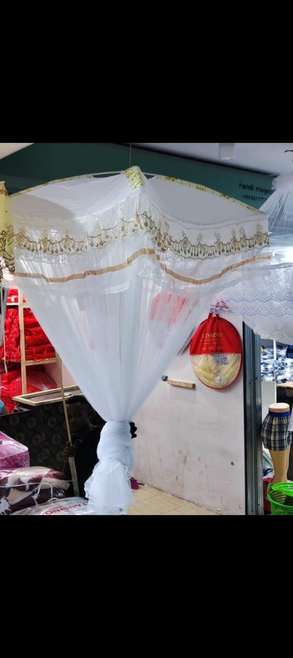 Top square/double decker mosquito nets  Free size Fits any size of the bed Suitable for double decker beds.