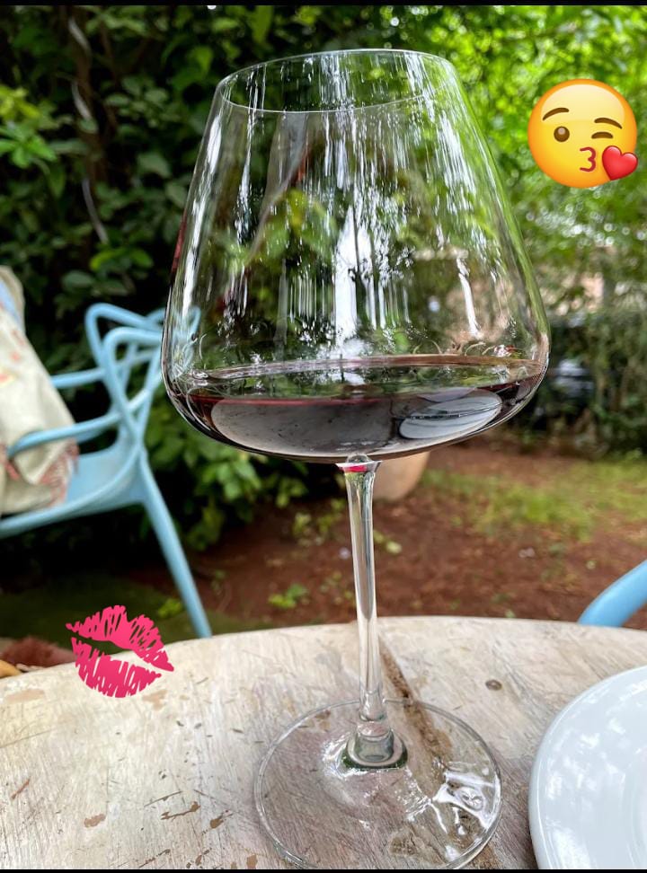 BULB WINE GLASS BALOON BIG