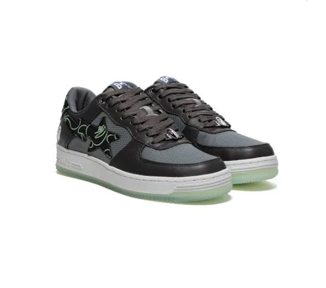 Quality leather grey Bapesta OG
