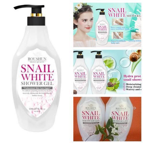 Roushun Snail White Shower Gel- 1380ml.