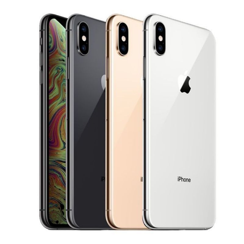 REFURBISHED IPHONE XS MAX 256GB WHITE DISPLAY SIZE 6.5 INCH DUAL REAR CAMERA 12MP + 12MP FRONT CAMERA 8 MP  IOS 17 NO FACE ID  WITH FOUR MONTHS WARRANTY