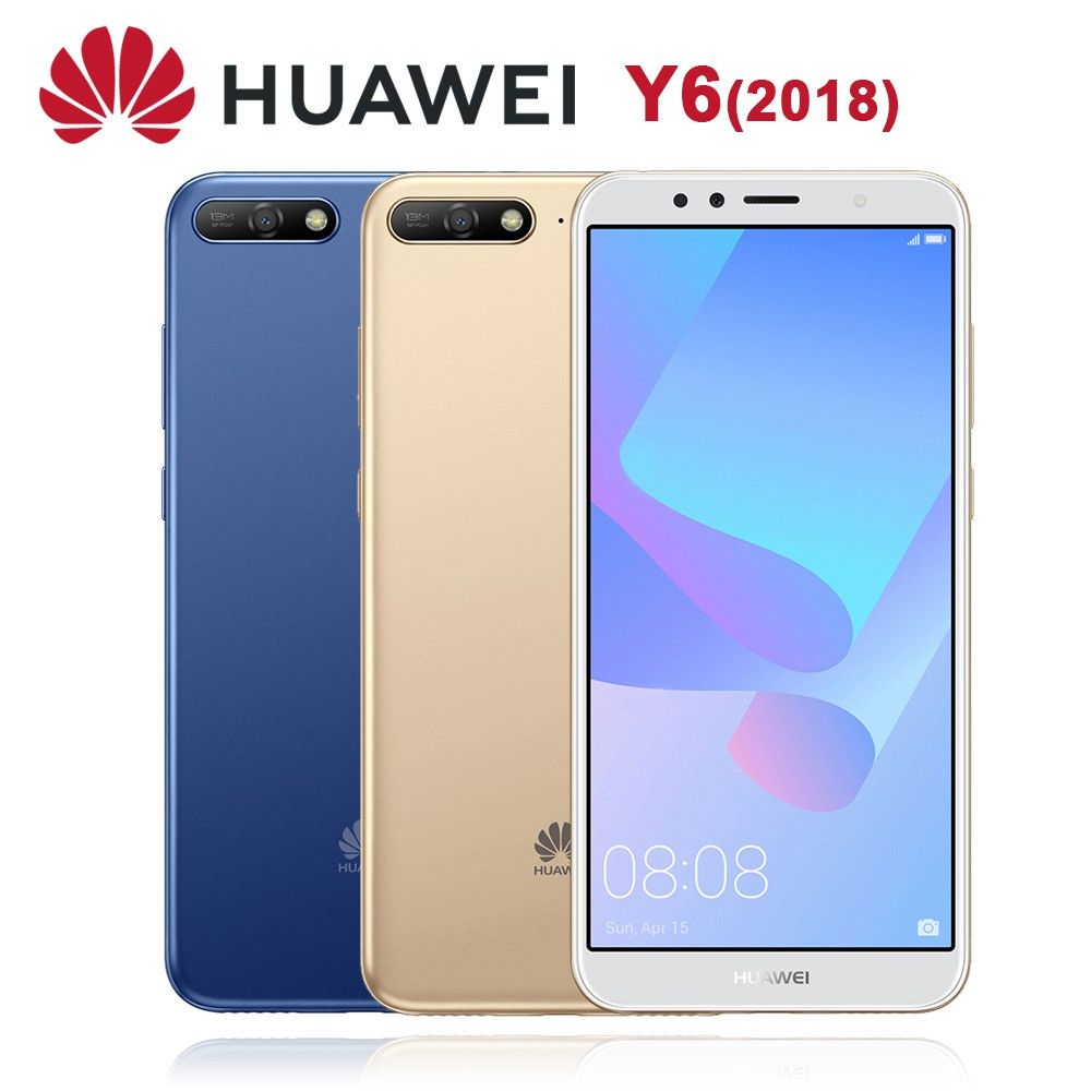REFURBISHED HUAWEI Y6 PRIME 2018 2GB RAM 32GB ROM GOLD DUAL NANO SIM DISPLAY 5.7 INCHES WITH FOUR MONTHS WARRANTY