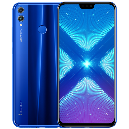 Refurbished Huawei Honor 8X Smart phone 6GB RAM + 128GB ROM 20MP Camera Dual SIM Li-Po 3750 mAh Smartphones WITH FOUR MONTHS WARRANTY