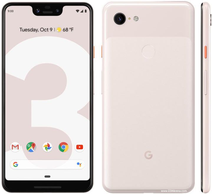 REFURBISHED GOOGLE PIXEL 3XL 128GB WHITE 6.3 INCHES DUAL FRONT CAMERA 8MP + 8MP 4GB RAM WITH WARRANTY