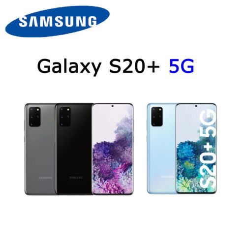 BRAND NEW SEALED SAMSUNG S20 PLUS 5G 12GB RAM 128GB  ROM GREY DISPLAY 6.7 INCHES TRIPPLE REAR CAMERA 12MP + 64MP + 12MP  WITH ONE YEAR WARRANTY