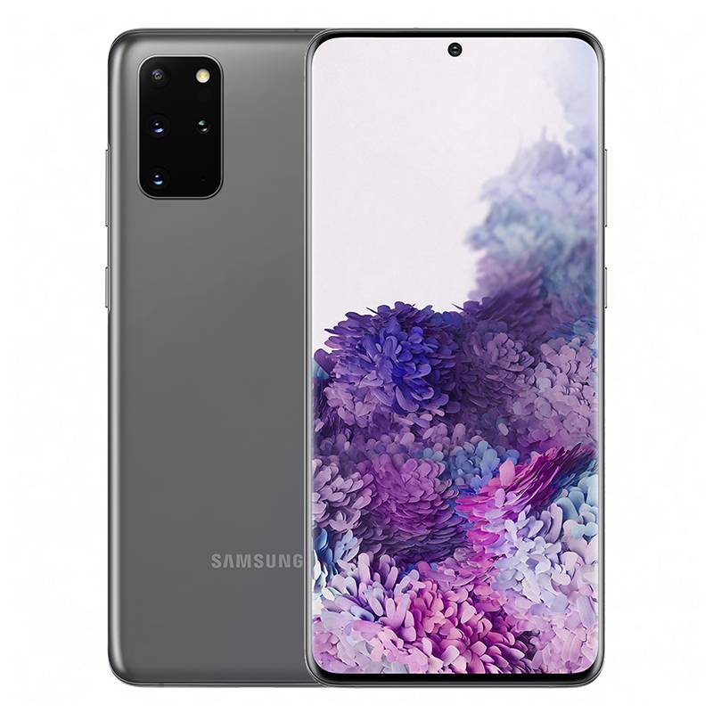 BRAND NEW SEALED SAMSUNG S20 PLUS 5G 12GB RAM 128GB  ROM GREY DISPLAY 6.7 INCHES TRIPPLE REAR CAMERA 12MP + 64MP + 12MP  WITH ONE YEAR WARRANTY